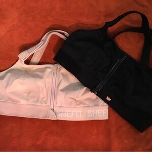 2 - SHEFIT Sports Bras - Black and beige